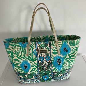 Lily Pulitzer canvas tote/shoulder bag